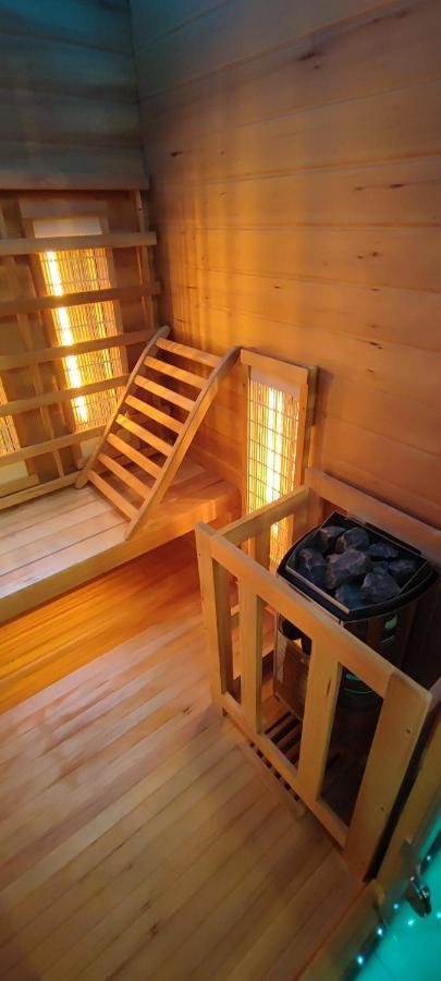 La Kaz Rhumantique Sauna And Spa Privatif La Rivière-Saint-Sauveur Dış mekan fotoğraf