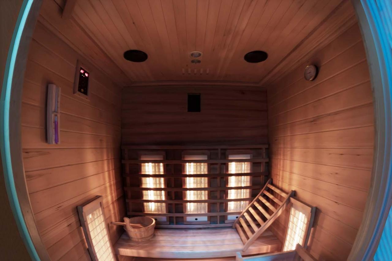 La Kaz Rhumantique Sauna And Spa Privatif La Rivière-Saint-Sauveur Dış mekan fotoğraf