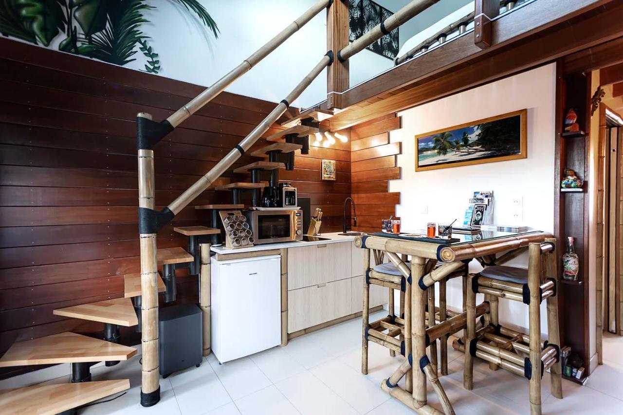 La Kaz Rhumantique Sauna And Spa Privatif La Rivière-Saint-Sauveur Dış mekan fotoğraf