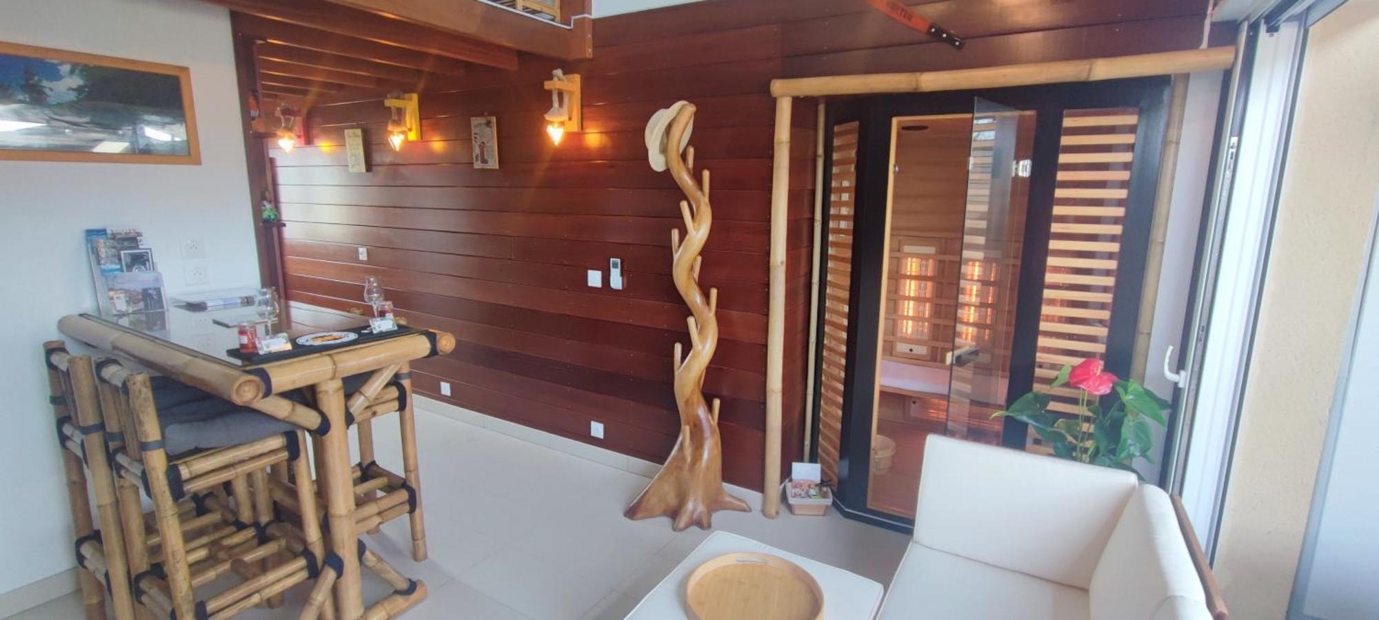La Kaz Rhumantique Sauna And Spa Privatif La Rivière-Saint-Sauveur Dış mekan fotoğraf
